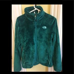 The North Face  Fuzzy Teal Jacket Size M